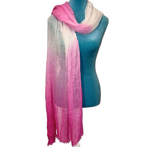 Tommy Bahama white and pink scarf, NWT